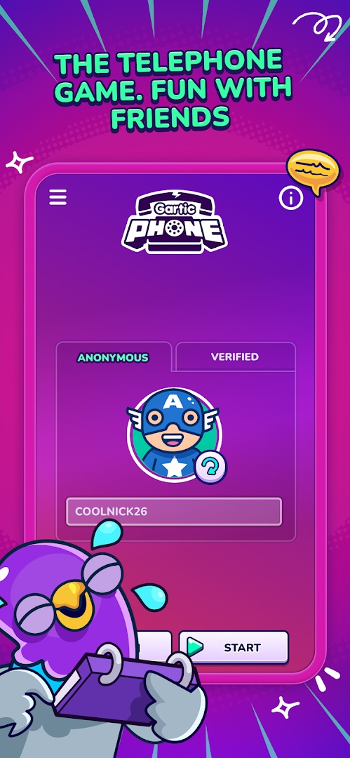 Gartic Phone — поиск тиммейтов для совместной игры
